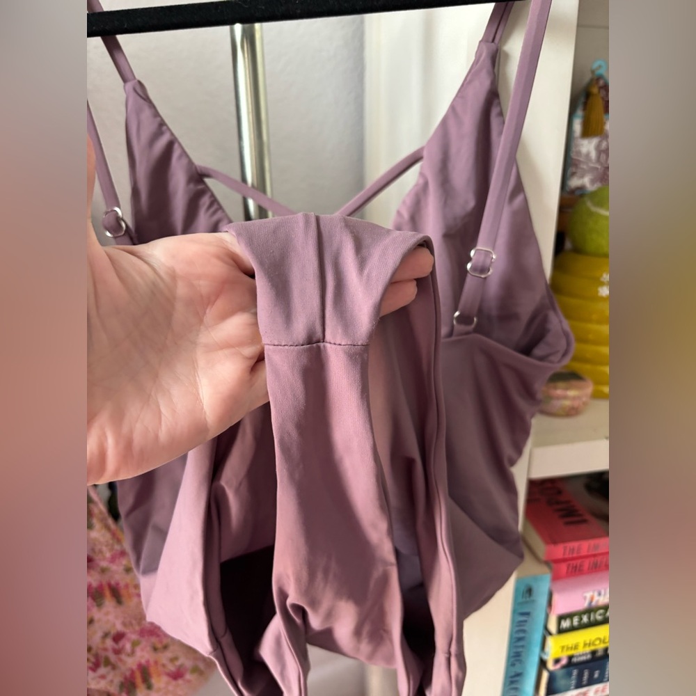 Dippin’ Daisy’s Bliss One Piece Swimsuit in mauve - Picture 7 of 10